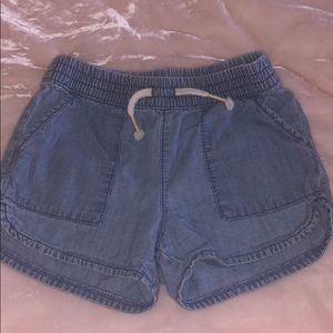 Okie dokie denim shorts; size 3T
